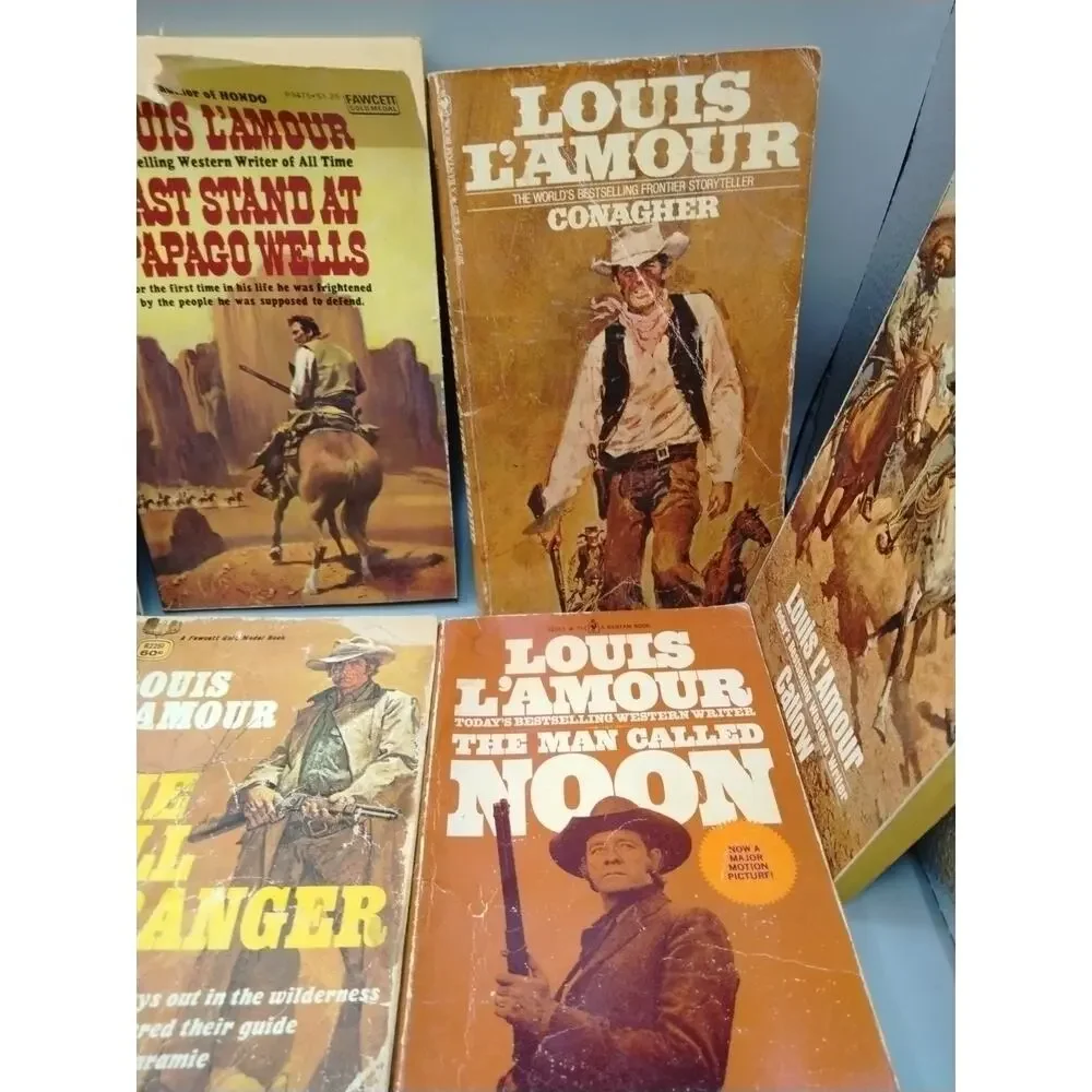 Lot of 23 Louis L'Amour Vintage Western Paperback Books No Duplicates Lot (1)